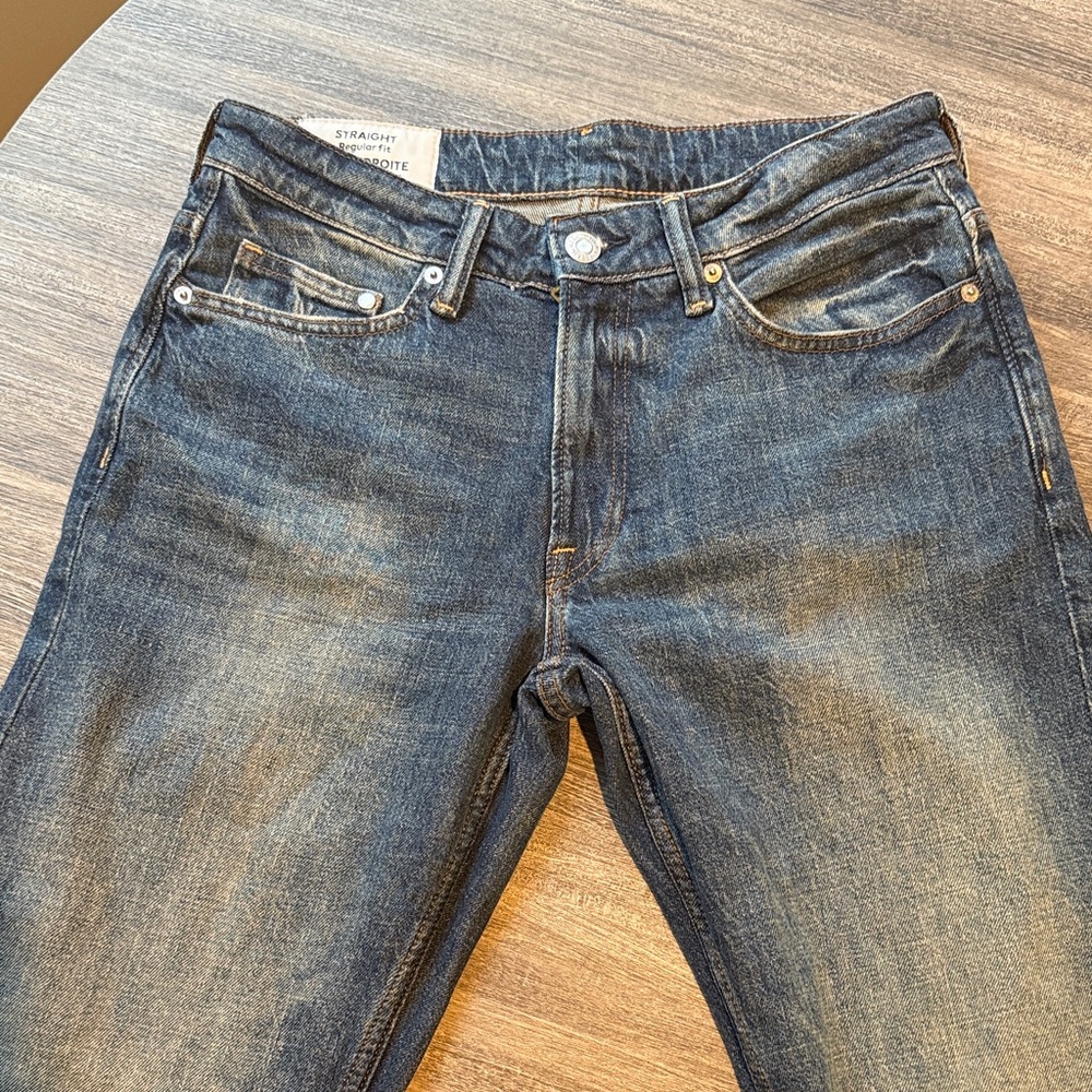 H&M Men's Straight Fit Denim Jeans never worn